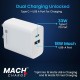 Portronics Adapto 70 33W Fast Charger Adapter with Dual Output (USB + Type C) Supports PPS Charging Via Type C Port, 27W Dash, Warp 27W, Dart, Super Dart 27W(White)