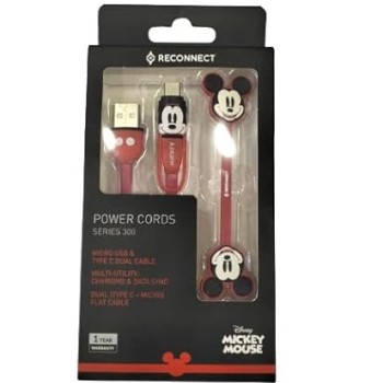 Power Cords for Charging & Data Sync (Red)