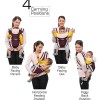 BabyGo Kids 4-in-1 Adjustable Baby Carrier Cum Kangaroo Bag | Multiple Carry Positions: Front, Back, Hip - Comfortable & Adjustable with Safety Belt and Buckle Straps (Purple) BabyGo Kids 4-in-1 Adjustable Baby Carrier Cum Kangaroo Bag | Multiple Carry Positions: Front, Back, Hip - Comfortable & Adjustable with Safety Belt and Buckle Straps (Purple)