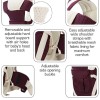 BabyGo Kids 4-in-1 Adjustable Baby Carrier Cum Kangaroo Bag | Multiple Carry Positions: Front, Back, Hip - Comfortable & Adjustable with Safety Belt and Buckle Straps (Purple) BabyGo Kids 4-in-1 Adjustable Baby Carrier Cum Kangaroo Bag | Multiple Carry Positions: Front, Back, Hip - Comfortable & Adjustable with Safety Belt and Buckle Straps (Purple)