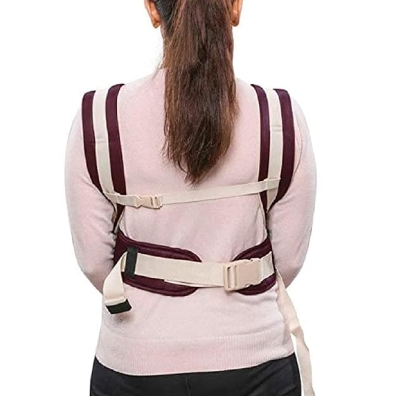 BabyGo Kids 4-in-1 Adjustable Baby Carrier Cum Kangaroo Bag | Multiple Carry Positions: Front, Back, Hip - Comfortable & Adjustable with Safety Belt and Buckle Straps (Purple) BabyGo Kids 4-in-1 Adjustable Baby Carrier Cum Kangaroo Bag | Multiple Carry Positions: Front, Back, Hip - Comfortable & Adjustable with Safety Belt and Buckle Straps (Purple)