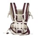 BabyGo Kids 4-in-1 Adjustable Baby Carrier Cum Kangaroo Bag | Multiple Carry Positions: Front, Back, Hip - Comfortable & Adjustable with Safety Belt and Buckle Straps (Purple)
