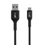 boAt Micro USB 150 Tangle-free, Sturdy Micro USB Cable with 3A Fast Charging and 480mbps Data Transmission, 10000+ Bends Lifespan and Extended 1.5m Length Black)