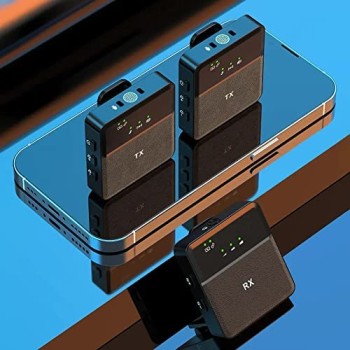 Wireless Go III Microphone System for Type C Android Mobiles, iPhone iOS, DSLR,Camcorder,Tablet - Universal Lavalier Noise Reduction, Shoots,YouTube, Vlog, Live (Single Channel)