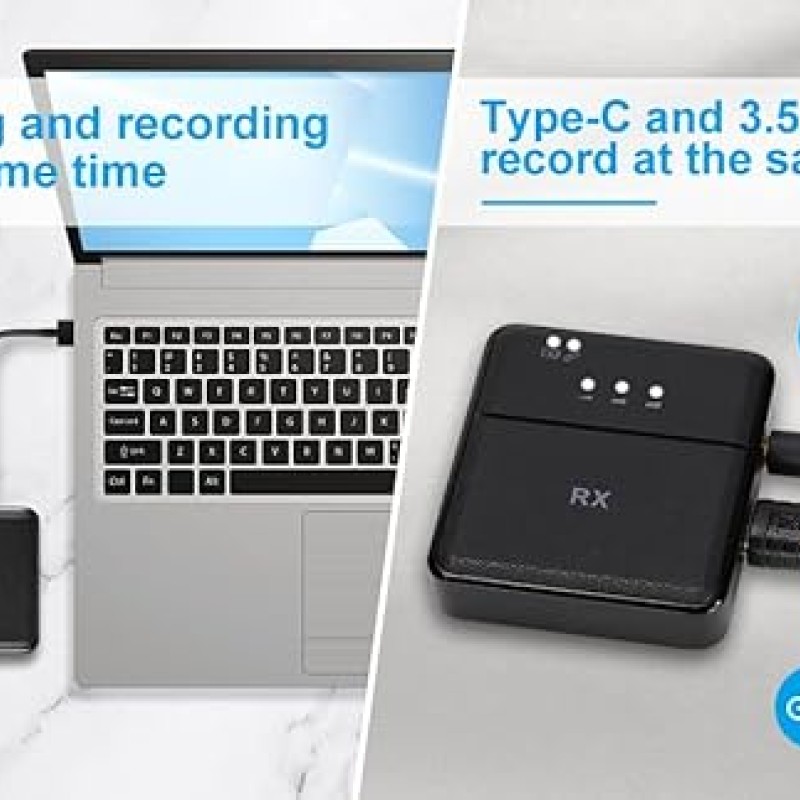 Wireless Go III Microphone System for Type C Android Mobiles, iPhone iOS, DSLR,Camcorder,Tablet - Universal Lavalier Noise Reduction, Shoots,YouTube, Vlog, Live (Single Channel)