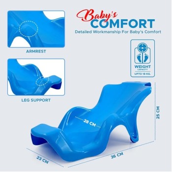 Dash Baby Bath Seat Smooth Toddler Bathing Chair for Use with Or Without Bathtub|Infant Bathing Tub Sling (Bathtub Not Included)|Baby Bathing Essentials for 0 to 9 Months Baby Boy&Girl (Blue),1 Count Dash Baby Bath Seat Smooth Toddler Bathing Chair for Use with Or Without Bathtub|Infant Bathing Tub Sling (Bathtub Not Included)|Baby Bathing Essentials for 0 to 9 Months Baby Boy&Girl (Blue),1 Count