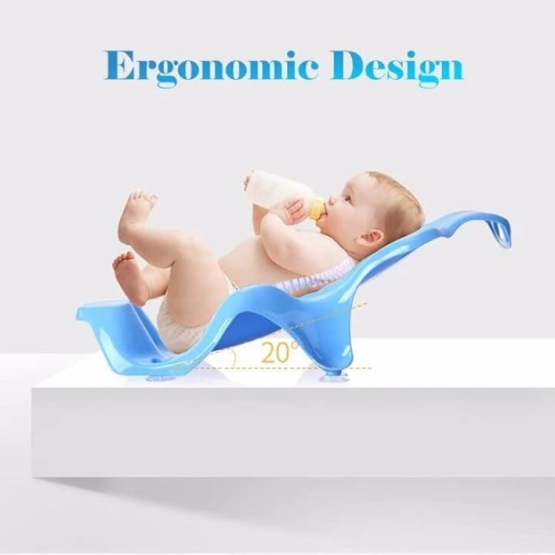 Dash Baby Bath Seat Smooth Toddler Bathing Chair for Use with Or Without Bathtub|Infant Bathing Tub Sling (Bathtub Not Included)|Baby Bathing Essentials for 0 to 9 Months Baby Boy&Girl (Blue),1 Count Dash Baby Bath Seat Smooth Toddler Bathing Chair for Use with Or Without Bathtub|Infant Bathing Tub Sling (Bathtub Not Included)|Baby Bathing Essentials for 0 to 9 Months Baby Boy&Girl (Blue),1 Count