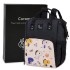 R for Rabbit Caramello Dino Diaper Bag for Mothers Travel Multipurpose Stylish Backpack with 11 Pockets, Water Resistant Large Storage Capacity, 3 Insulated Front Pockets Maternity Bags (Beige)