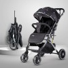 LuvLap Alpha Baby Stroller/Pram, One Fold, Travel Friendly, 5 Point Safety Harness, Reversible Handle bar, Multilevel Recline & Adjustable footrest, Extendable Canopy, for Babies 0-3 Years (Black) LuvLap Alpha Baby Stroller/Pram, One Fold, Travel Friendly, 5 Point Safety Harness, Reversible Handle bar, Multilevel Recline & Adjustable footrest, Extendable Canopy, for Babies 0-3 Years (Black)
