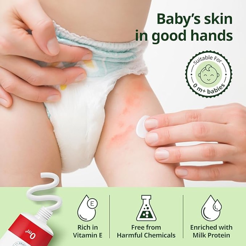 LuvLap Baby Diaper Rash Cream, 75g, Nappy cream for newborns & babies, Diaper Rash Prevention & treatment, Natural Cream with goodness of Aloe Vera, Vitamin E & Milk Protein, Dermatologically tested LuvLap Baby Diaper Rash Cream, 75g, Nappy cream for newborns & babies, Diaper Rash Prevention & treatment, Natural Cream with goodness of Aloe Vera, Vitamin E & Milk Protein, Dermatologically tested