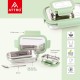 Attro Lunchmate Stainless Steel Airtight Leak-Proof Lunch Box for Office, School, Picnic, 800 Ml - Green