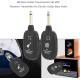 Careflection || Wireless Audio Transmitter Receiver 100ft Transmission Distance Built-in Rechargeable Lithium Battery, Electric Guitar Accessories for Guitar Bass Careflection || Wireless Audio Transmitter Receiver 100ft Transmission Distance Built-in Rechargeable Lithium Battery, Electric Guitar Accessories for Guitar Bass