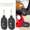 Careflection || Wireless Audio Transmitter Receiver 100ft Transmission Distance Built-in Rechargeable Lithium Battery, Electric Guitar Accessories for Guitar Bass