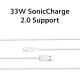 Mi Xiaomi 33W Fast Charging Cable USB C Quick Charge 4.0 Soniccharge Cord Compatible withMi, Redmi, iPhone 15 Pro Samsung Galaxy Android Phone Laptop PD Charger Cable (White)