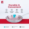 BERGNER Tripro TriPly Stainless Steel 22 cm Frypan/Skillet, 2.1 Litre Frying pan with Heavy Bottom, Metal Spatula Friendly, Induction Bottom and Gas Stove Ready (5-Year Warranty BERGNER Tripro TriPly Stainless Steel 22 cm Frypan/Skillet, 2.1 Litre Frying pan with Heavy Bottom, Metal Spatula Friendly, Induction Bottom and Gas Stove Ready (5-Year Warranty