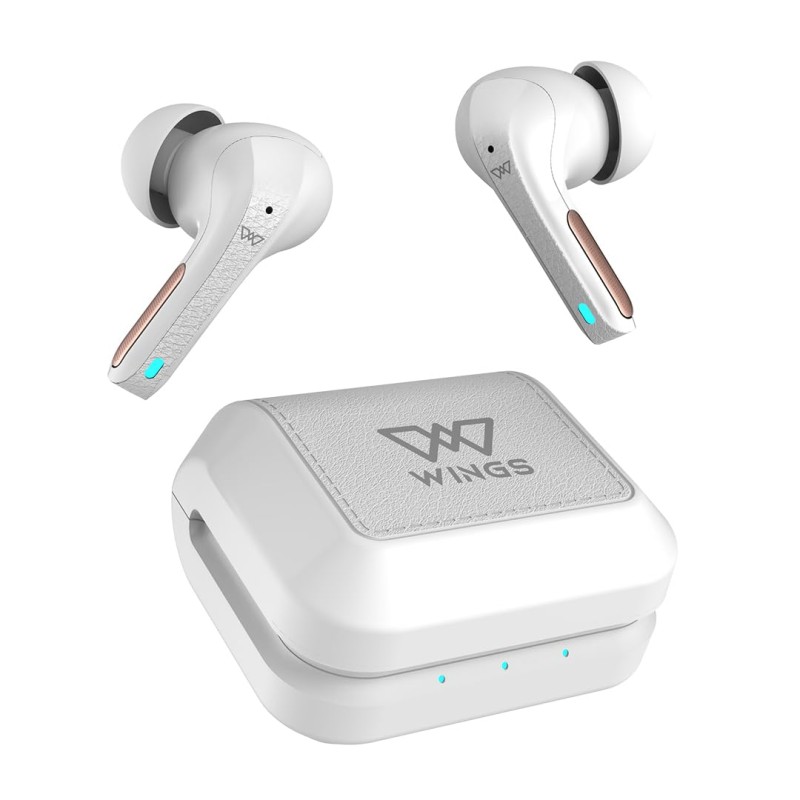 (Refurbished) Wings Flobuds 300,Made in India Wireless TWS in Ear Earbuds with Leather-Look Finish, Smart Enc, 50 Hrs Total Playtime, Gaming Mode 40 Ms, 13Mm Drivers, Voice Assistant Support (Refurbished) Wings Flobuds 300,Made in India Wireless TWS in Ear Earbuds with Leather-Look Finish, Smart Enc, 50 Hrs Total Playtime, Gaming Mode 40 Ms, 13Mm Drivers, Voice Assistant Support