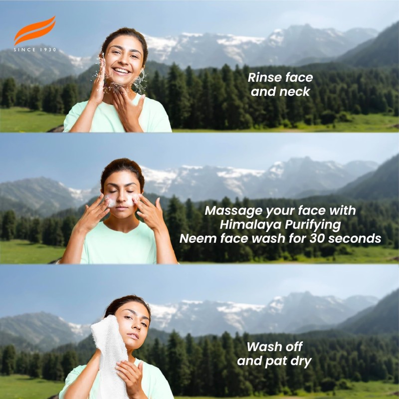 Himalaya Purifying Neem Face Wash | 200ml | Pack of 3