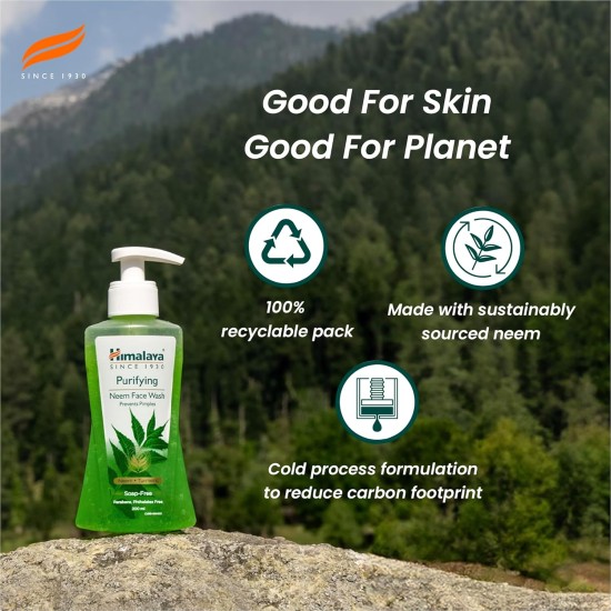 Himalaya Purifying Neem Face Wash | 200ml | Pack of 3