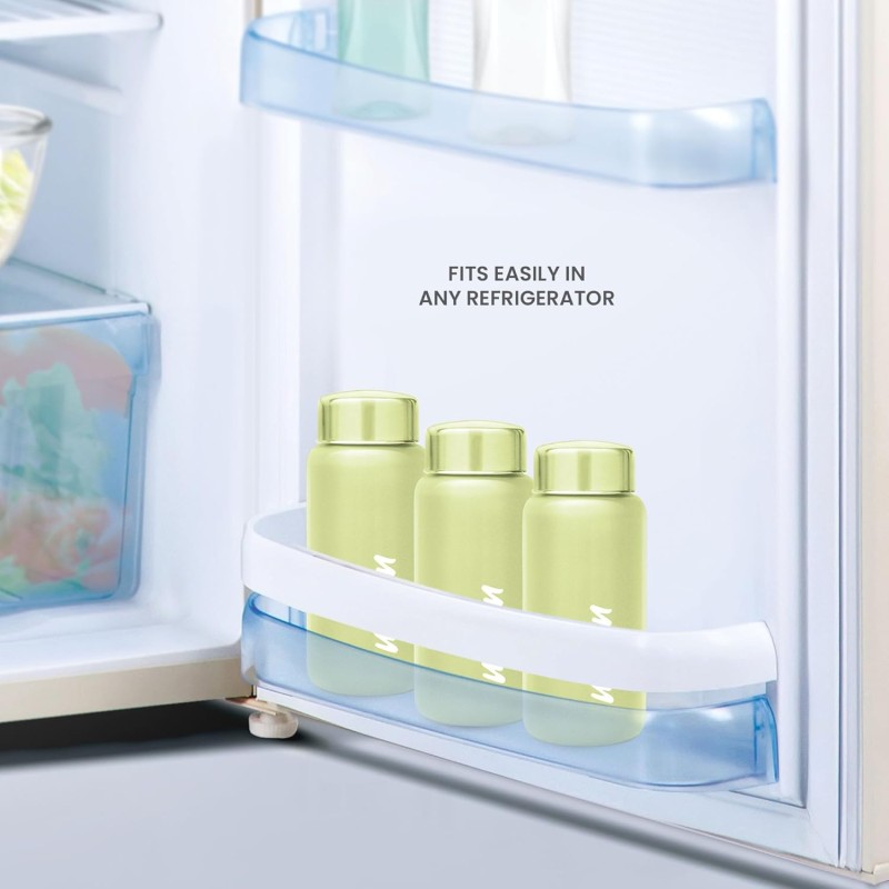 Milton Aqua 500 Stainless Steel Water Bottle, 500 ml, Light Green | Single walled | Leak Proof | Easy Grip | Easy to Carry | Gym Bottle | Home | Kitchen | Hiking | Treking Bottle | Travel Bottle Milton Aqua 500 Stainless Steel Water Bottle, 500 ml, Light Green | Single walled | Leak Proof | Easy Grip | Easy to Carry | Gym Bottle | Home | Kitchen | Hiking | Treking Bottle | Travel Bottle