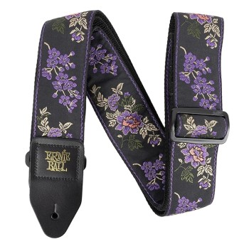 Ernie ball 5364 Classic Jacquard Lavender Blossom Adjustable Guitar Strap Ernie ball 5364 Classic Jacquard Lavender Blossom Adjustable Guitar Strap