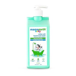 Mamaearth Milky Soft Head to Toe Wash With Oats, Milk, and Calendula for Babies | 2-in-1 Tear-Free Body Wash & Shampoo | Moisturizes and Soothes Skin | 400 ml