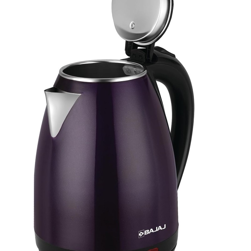 Bajaj KTP 1.8 Litre Electric Kettle, Purple and Black