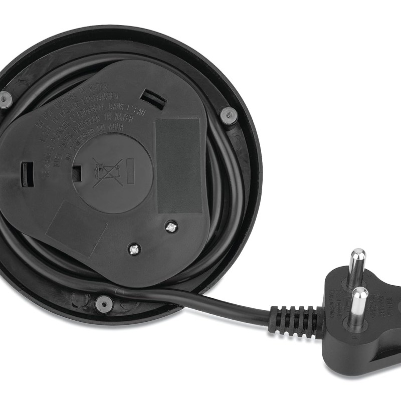 Bajaj KTP 1.7 Ltr Electric Kettle For Hot Water|1600W Double Walled Hot Water Kettle|360� Swivel Base With Cord Storage|On-Off Switch With Indicator|Dry Boil Protection|2 Year Warranty By Bajaj|Silver