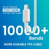 Portronics Konnect Link C Square 60W Type C Fast Charging PD Cable with 480Mbps Data Sync Compatible with Smartphones, iPhone 15 series, MacBook and Other Type C devices 1M Length Portronics Konnect Link C Square 60W Type C Fast Charging PD Cable with 480Mbps Data Sync Compatible with Smartphones, iPhone 15 series, MacBook and Other Type C devices 1M Length