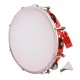 UAPAN Dafli Musical Instrument Dafli/Tambourine 10 inch Hand Percussion Musical Instrument (Red tambourine) UAPAN Dafli Musical Instrument Dafli/Tambourine 10 inch Hand Percussion Musical Instrument (Red tambourine)