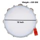 UAPAN Dafli Musical Instrument Dafli/Tambourine 10 inch Hand Percussion Musical Instrument (Blue tambourine)