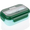 Attro Magic Lunch Box with 3 Compartment,2 Spoons&Stylishlid Use As Phone Holder Made with Heavy Platic Material Bpa Free Perfect for School,Office,Outdoor-Green Turquoise,1200 ml,Plastic Attro Magic Lunch Box with 3 Compartment,2 Spoons&Stylishlid Use As Phone Holder Made with Heavy Platic Material Bpa Free Perfect for School,Office,Outdoor-Green Turquoise,1200 ml,Plastic