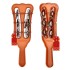 UAPAN Plastic Taal Kanjira/Kartal Musical Instrument for Kirtan I Puja-Bhajans I Pair of 1
