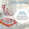 Mee Mee 2-in-1 Baby Walker & Rocker with Parental Push Handle, 3 Level Height Adjustable with Light & Musical Toys, 360� Rotating Wheels, Cushioned Walker for Baby 6-18 Months, Upto 15 Kg (Red) Mee Mee 2-in-1 Baby Walker & Rocker with Parental Push Handle, 3 Level Height Adjustable with Light & Musical Toys, 360� Rotating Wheels, Cushioned Walker for Baby 6-18 Months, Upto 15 Kg (Red)