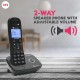 Beetel X92 2.4Ghz Cordless Landline Phone,Dual Mode DTMF/FSK,1 Line 7 Segment LCD Display & Blue LED Backlit,Illuminated Keypad,2 Way Speaker Phone,6