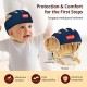 LuvLap Baby Safety Helmet - Essential Safety Gear for 6+ Months to 3 Years | Toddler Head Protector | Secure Fit & Comfort | Appealing Design | Lightweight | Proper Air Ventilation, Navy Blue