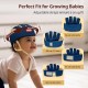 LuvLap Baby Safety Helmet - Essential Safety Gear for 6+ Months to 3 Years | Toddler Head Protector | Secure Fit & Comfort | Appealing Design | Lightweight | Proper Air Ventilation, Navy Blue