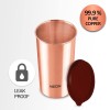 MILTON Copper Drinking Water Tumbler with Lid, 1 Piece, 480 Ml & Elate 750 Water Bottle, 635 Ml, Silver (Pack of 1) MILTON Copper Drinking Water Tumbler with Lid, 1 Piece, 480 Ml & Elate 750 Water Bottle, 635 Ml, Silver (Pack of 1)