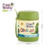 BEEBABY Steelios Double Vacuum Wall Insulated Food Jar Container with Spork (Spoon+Fork). Made of Food Grade Stainless Steel (SS304) for Toddlers, Babies. 100% BPA Free. 325 ML (Crocodile_Green) BEEBABY Steelios Double Vacuum Wall Insulated Food Jar Container with Spork (Spoon+Fork). Made of Food Grade Stainless Steel (SS304) for Toddlers, Babies. 100% BPA Free. 325 ML (Crocodile_Green)