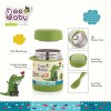 BEEBABY Steelios Double Vacuum Wall Insulated Food Jar Container with Spork (Spoon+Fork). Made of Food Grade Stainless Steel (SS304) for Toddlers, Babies. 100% BPA Free. 325 ML (Crocodile_Green) BEEBABY Steelios Double Vacuum Wall Insulated Food Jar Container with Spork (Spoon+Fork). Made of Food Grade Stainless Steel (SS304) for Toddlers, Babies. 100% BPA Free. 325 ML (Crocodile_Green)