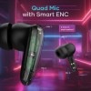 (Refurbished) Wings Phantom 450 Wireless in Ear Earbuds with Digital Battery Display, Smart ENC, 13mm Drivers, 10Hrs Total Playtime, Touch Controls - Grey (Refurbished) Wings Phantom 450 Wireless in Ear Earbuds with Digital Battery Display, Smart ENC, 13mm Drivers, 10Hrs Total Playtime, Touch Controls - Grey