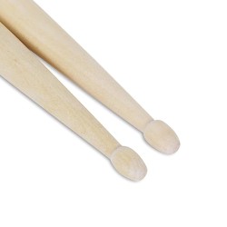 Juârez JRDS100 Wooden Drum Sticks – 5A Size, Maple Wood with Wooden Tips, Durable & Balanced for Drummers (Pair) Juârez JRDS100 Wooden Drum Sticks – 5A Size, Maple Wood with Wooden Tips, Durable & Balanced for Drummers (Pair)