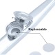 Juarez Kazoo Silver Aluminum Alloy with Five Membrane Flute Diaphragm Mouth Kazoos Musical Instruments JRKZ100