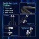Portronics Konnect 4 IN 1 Unbreakable Nylon Braided Multi Functional Fast Charging Cable with Fast Data Transfer,Compatible with All Type C Android Smartphone & Lighting Device etc.(Black)