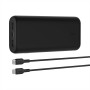 (Refurbished) Belkin 20000 mAh 20W Power Bank | Super Fast Charging | USB-C PD Port | Fast Charging for iPhone 17, Air, Pro, Pro Max, AirPods, Samsung Galaxy S25, Google Pixel 10 & More | 2 Years Warranty | Black