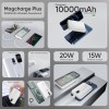 (Refurbished) iGear MagCharge Plus: 10000mAh Magsafe Power Bank, 15W Wireless/22.5W Wired Charging, Digital Display, Type-C Input & Output, Magnetic Ring for Android Phones, Phone Stand, Support iPhone 12 & Above (Refurbished) iGear MagCharge Plus: 10000mAh Magsafe Power Bank, 15W Wireless/22.5W Wired Charging, Digital Display, Type-C Input & Output, Magnetic Ring for Android Phones, Phone Stand, Support iPhone 12 & Above