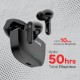 Wings Flobuds 400 Made In India High Fidelity Lifestyle Earbuds,Wireless Bluetooth 5.3,50 Hrs Playtime With 10 Hours Earbuds Playtime,Best Earbuds With Smart Enc,Low Latency 40Ms,Touch Controls-In Ear