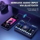 MAONO Audio Interface for Recording Studio, Audio Mixer with Noise Reduction, Pro-preamp, 48V Phantom Power, Special Effects, 8H Battery, Monitoring for Podcast Recording, Streaming, Singing-AMC2 NEO