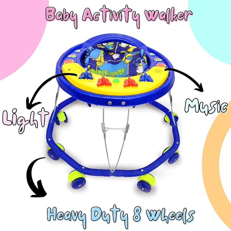AVANI METROBUZZ Baby Activity Walker Foldable with Music and Funky Light Bar for 6 Months to 18 Months Old Baby AVANI METROBUZZ Baby Activity Walker Foldable with Music and Funky Light Bar for 6 Months to 18 Months Old Baby