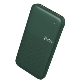 (Refurbished) pTron Dynamo 10000mAh 22.5W Power Bank Supports VOOC/Wrap/Dash USB Charging, 20W PD Fast Charging, 3 Output, 2 Input Ports Type-C/PD & Micro USB & Multiple Layers of Protection (Blue)