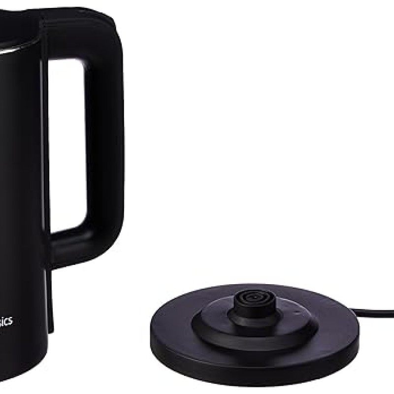 amazon basics 1.5 Liter Cool Touch Electric Kettle|1500 Watt|Stainless Steel Body|Auto Cut-Off|Triple Safety Protection(Black) amazon basics 1.5 Liter Cool Touch Electric Kettle|1500 Watt|Stainless Steel Body|Auto Cut-Off|Triple Safety Protection(Black)
